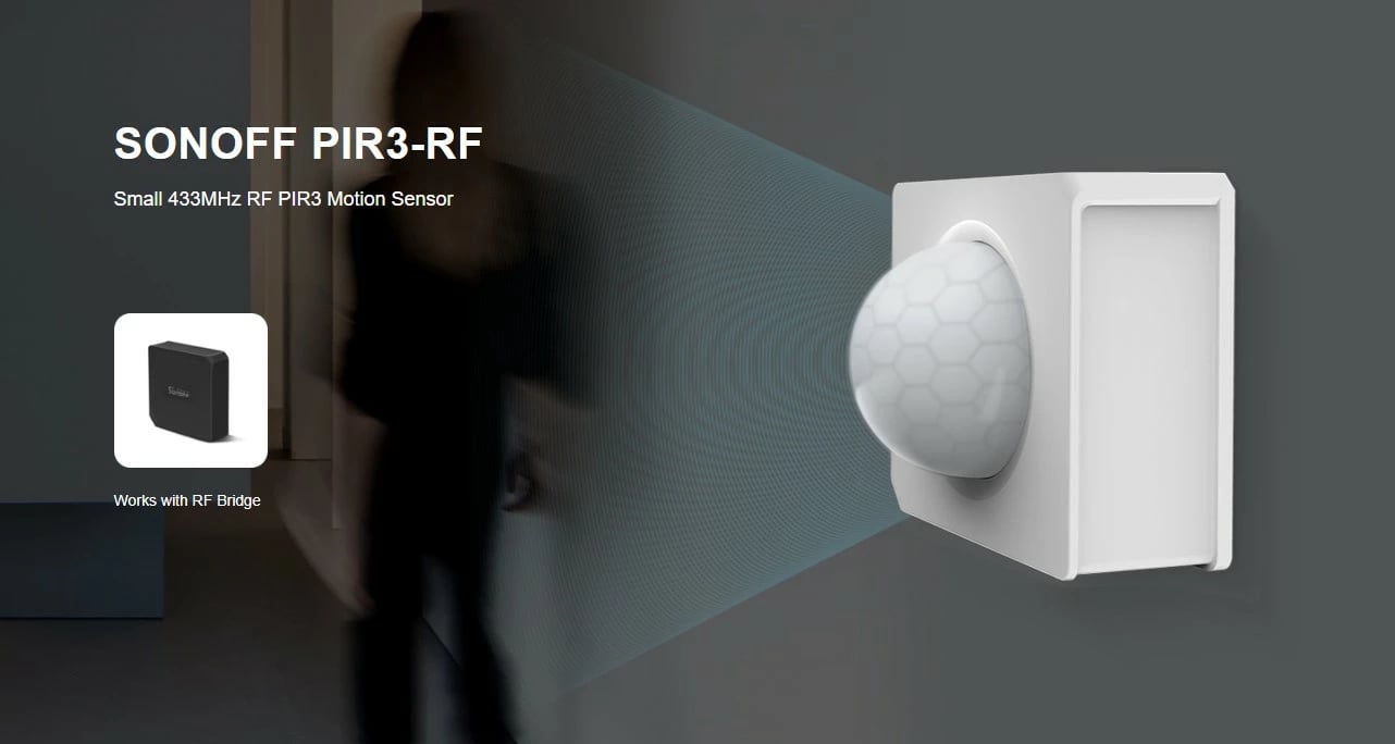 Senzor SONOFF PIR3-RF