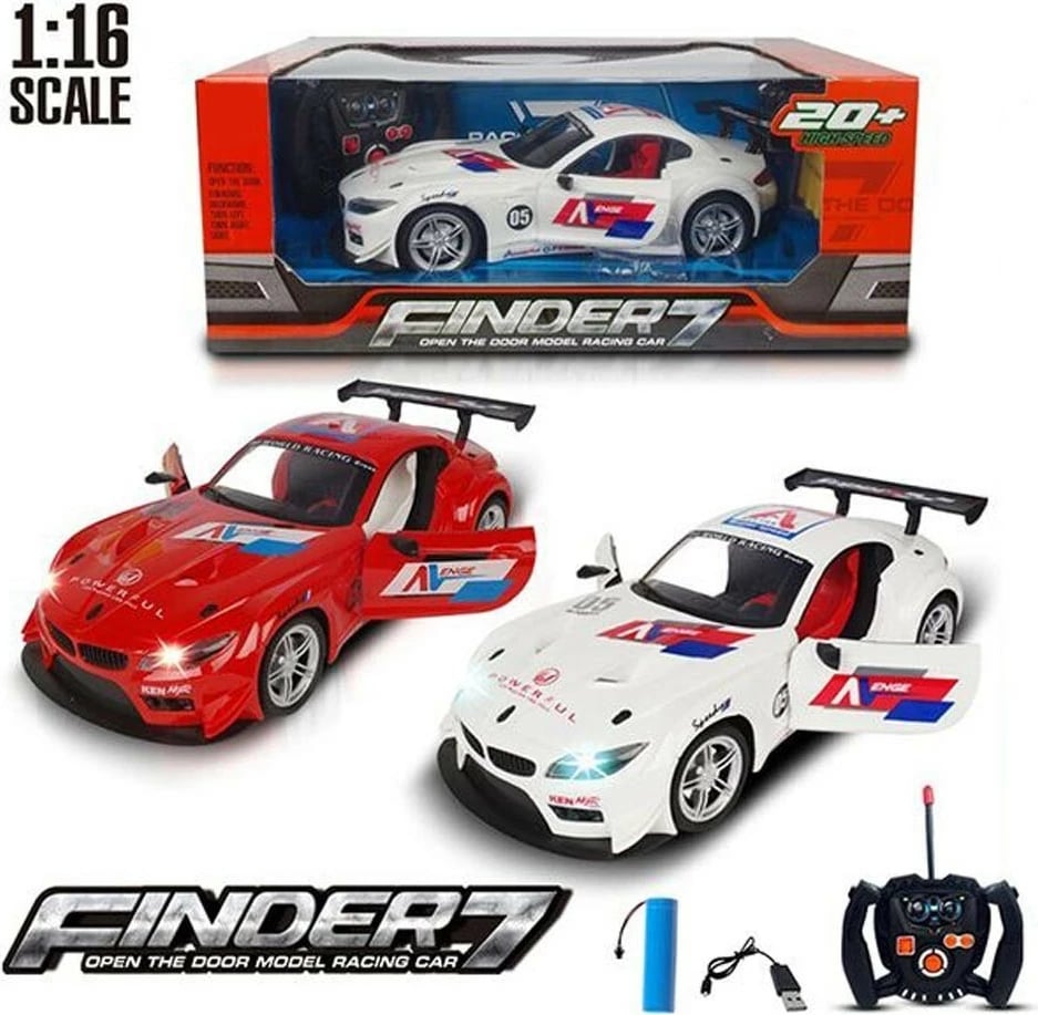 Makine me telekomandë, Madej, 012974, shkallë 1:16, drita LED, dyer që hapen, USB, ngjyrë mix