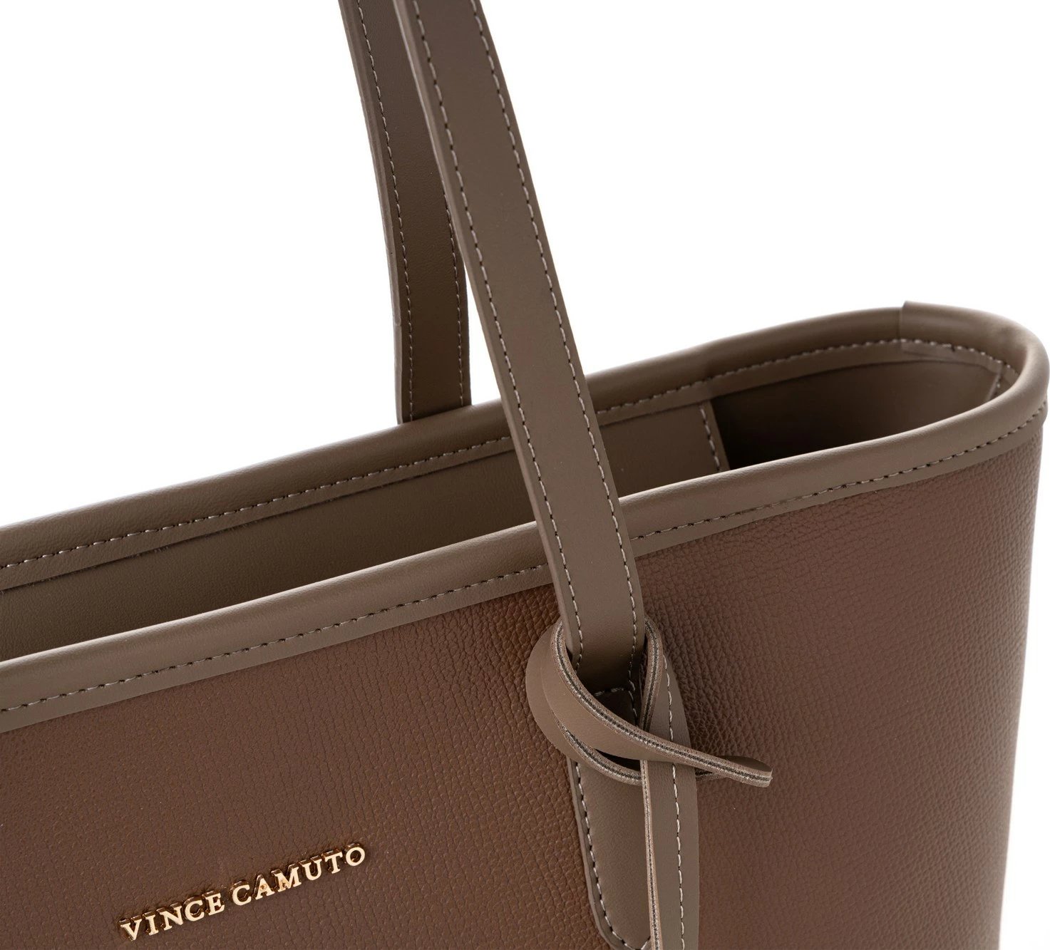Torbë tote Vince Camuto, Taormina, ngjyrë mink e errët