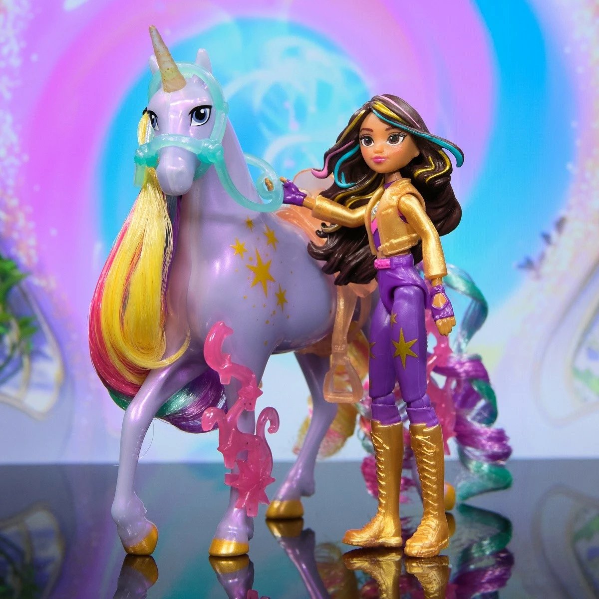 Set figurina Unicorn Academy Spin Master Sophia/Star, 11 cm + 12 cm, plastikë, për vajza