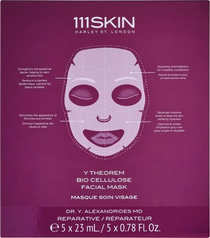 Maskë fytyre bio-celulozë 111Skin Bio Cellulose Facial Mask për femra 5x23ml