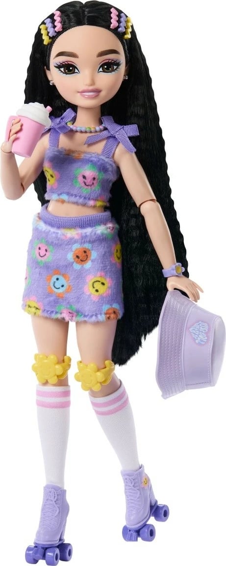 Kukull Barbie Dream Besties Renee me patina, set aksesorësh, për vajza