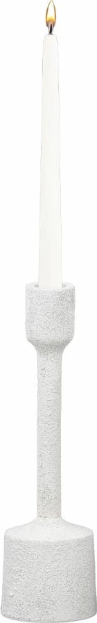 Mbajtëse qiriri WHISPERS, alumin i bardhë, 7x7x24cm