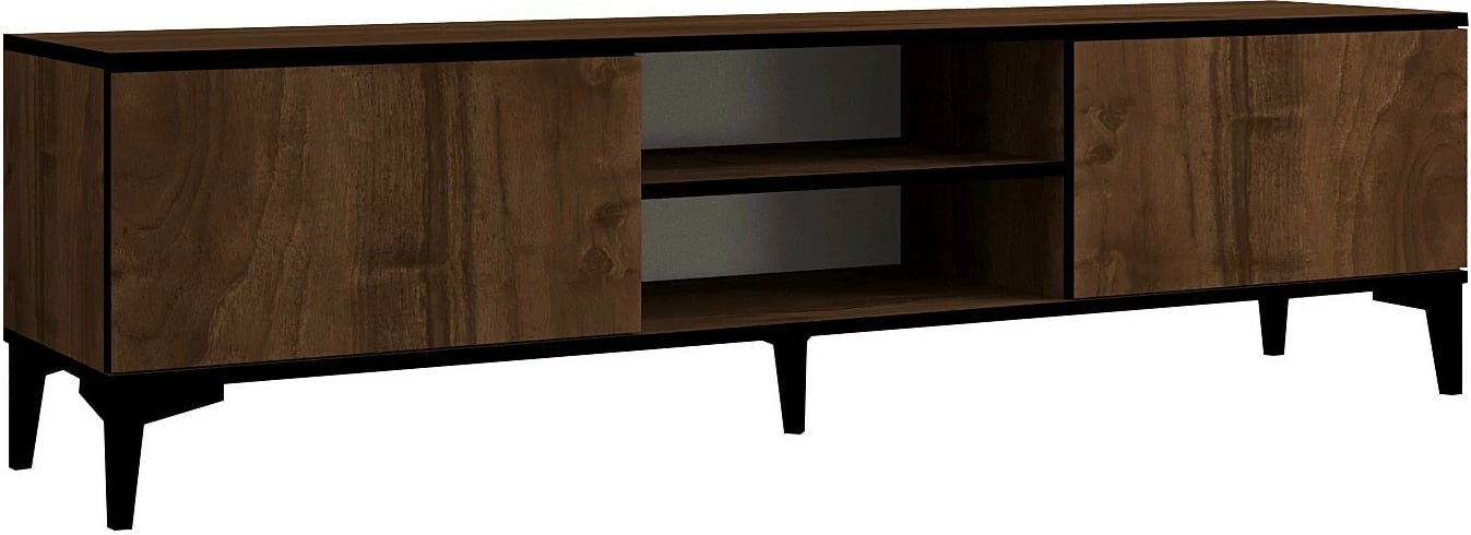 Komodë TV Hanah Home, ngjyrë arre, e zezë