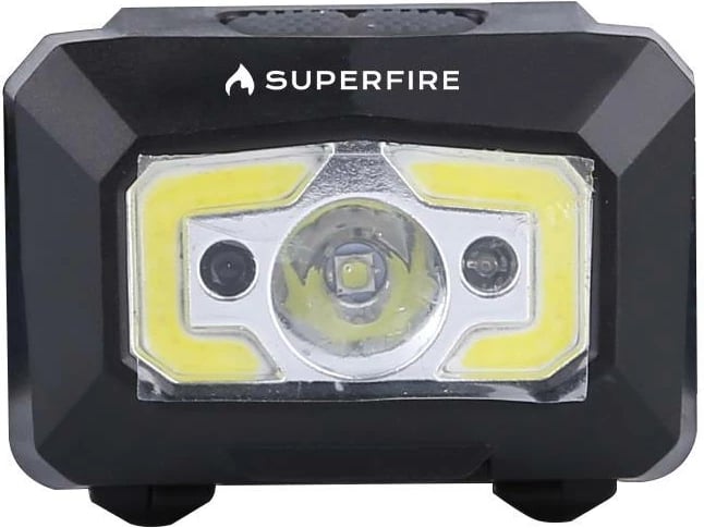Dritë koke Superfire X30, 340 lumen, USB, e zezë