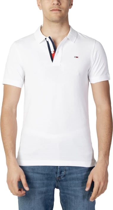 Maicë për meshkuj Tommy Hilfiger Jeans, e bardhë
