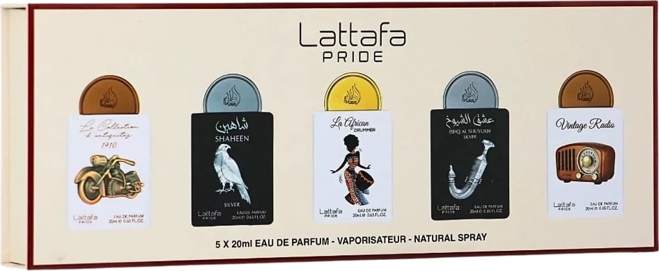 Set Eau de Parfum Lattafa Pride Collection No.5 5x20ml