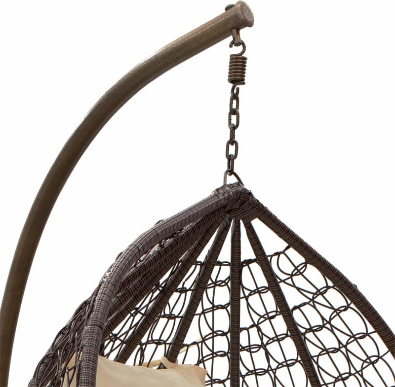 Karrige varëse për kopsht, ngjyrë kafe-bezhë, Zafer, 106x103x200 cm