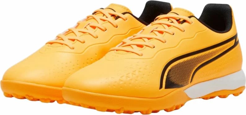 Atlete për futboll Puma King, për meshkuj, portokalli