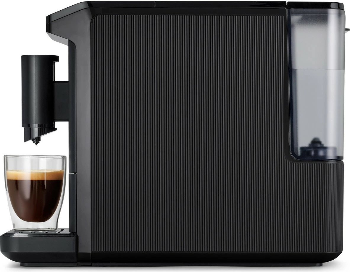 Makinë kafeje, Tchibo, Esperto Mini 648480, 19 bar, mulli çeliku, rezervuar 1.1 L, automatike, e zezë