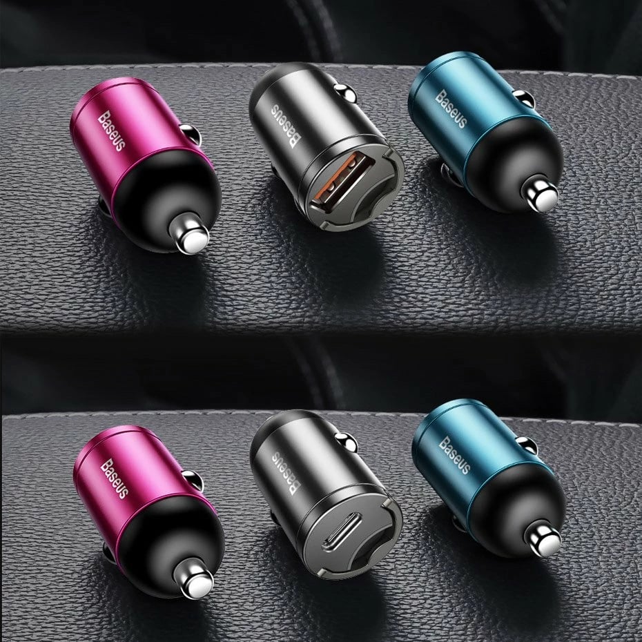 Karikues veture Baseus Tiny Star Mini, 30W, USB-A, Quick Charge 3.0, Gri Karikues veture Baseus Tiny Star Mini, 30W, USB-A, Quick Charge 3.0, Gri