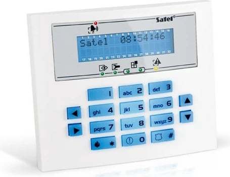 Tastierë kontrolli SATEL INT-KLCDS-BL, e bardhë Tastierë kontrolli SATEL INT-KLCDS-BL, e bardhë