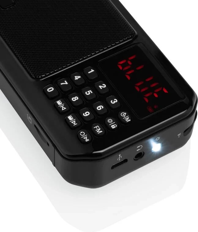 Radio Portative me Bluetooth, Micro SD, Lcd dhe FM Digjital GOGEN GOGFMP125BTB