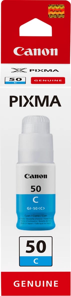 Bojë printeri, Canon, GI-50C 3403C001, shishe standard, cian