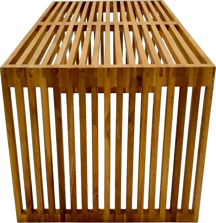 Sipërfaqe Tavoline Marlin dru teak, ngjyrë natyrale, 100x50x45cm