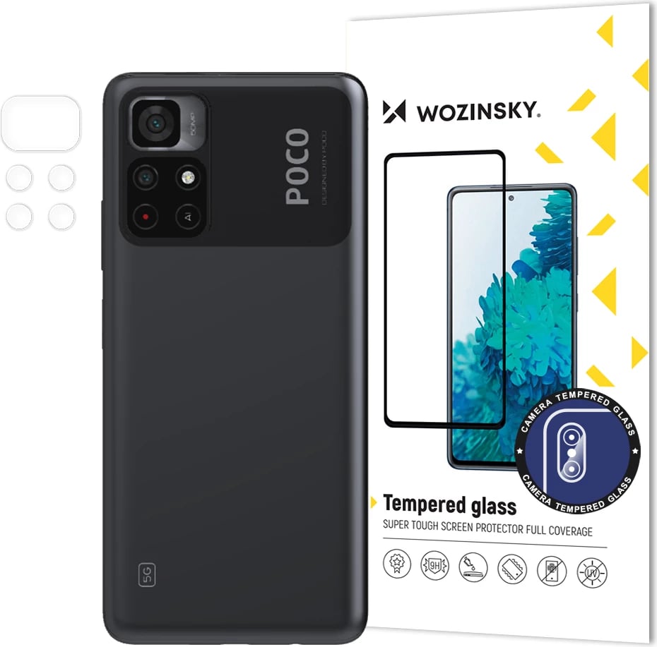 Xham i temperuar për kamerë, Wozinsky, për Xiaomi Poco M4 Pro 5G