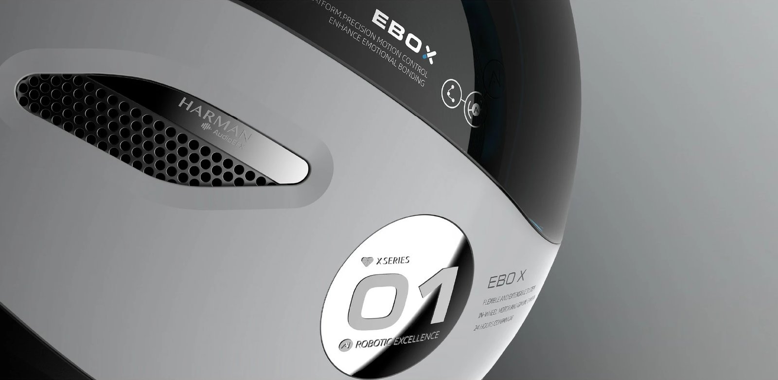 Robot shtëpiak Enabot EBO X, kamera 4K, Alexa, projektor, zi