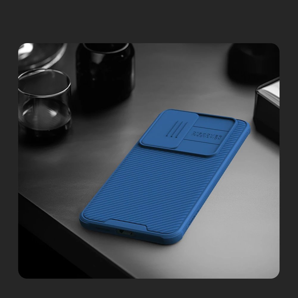 Mbështjellës Nillkin CamShield Pro për Samsung Galaxy S24, i gjelbër