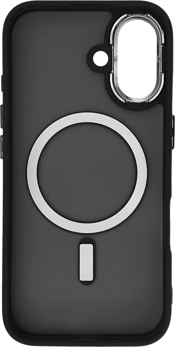 Mbështjellës Hurtel Fashion Case MagSafe për iPhone 16, TPU, i zi