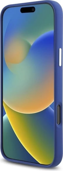 Mbështjellës Mercedes Silicone me vijë të kuqe MagSafe për iPhone 16 Pro Max, Kaltër