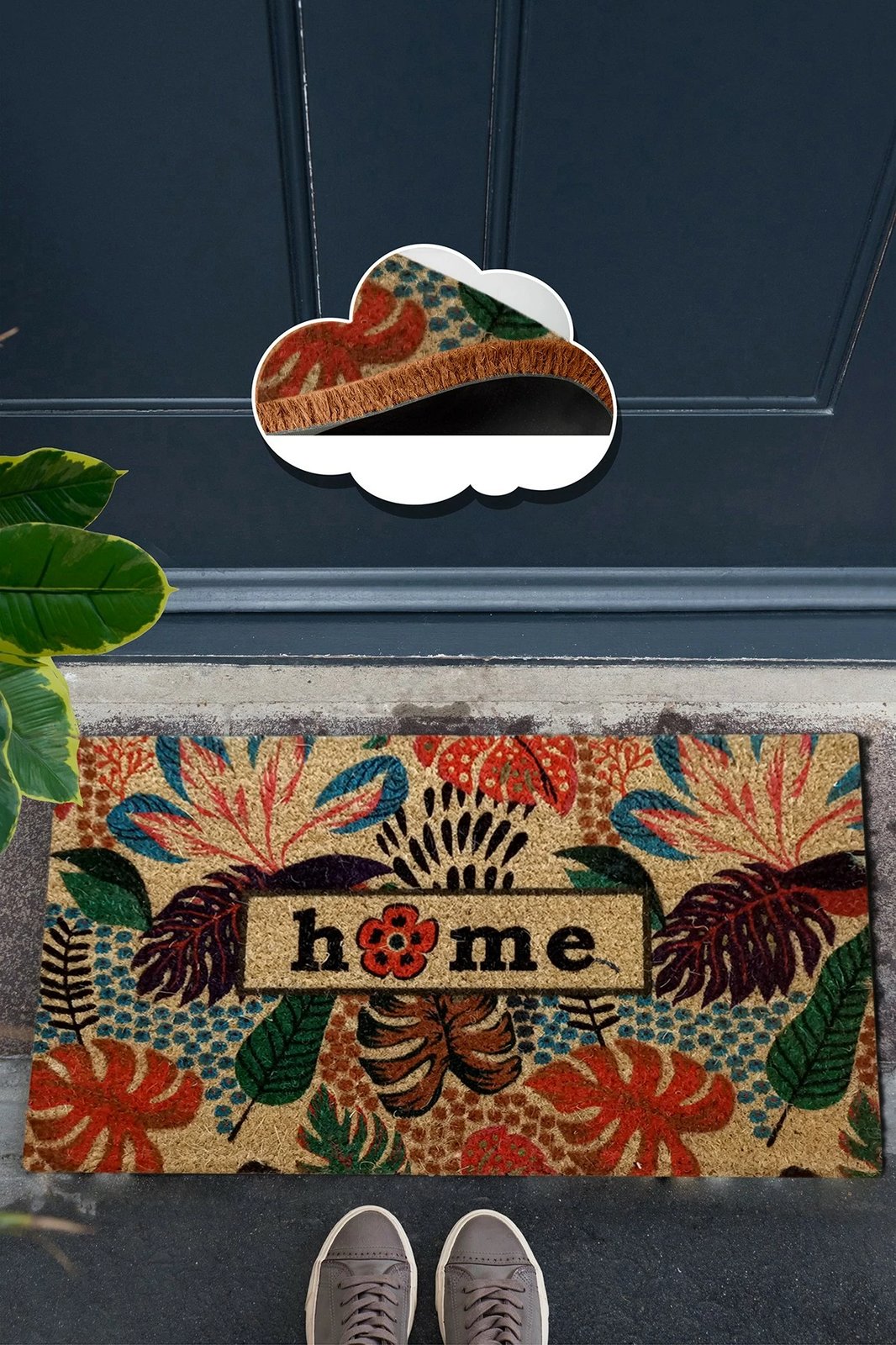 Shilte hyrëse Coco Conceptum Hypnose, Coco Feuille, shumëngjyrëshe, 40x60cm