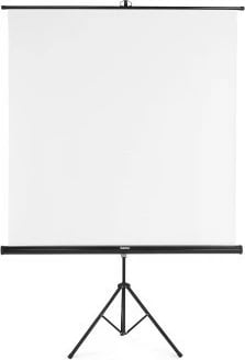 Ekran projektori Hama 21574 me stativ, 155x155cm, Bardhë