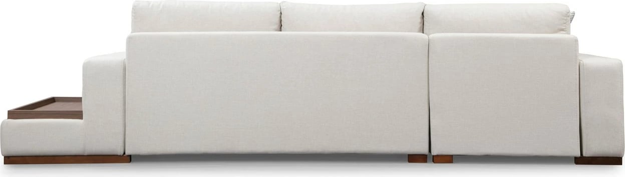 Këndore Atelier del Sofa, Loop 18, e bardhë, me tavolinë anësore