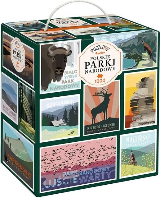 Puzzle CzuCzu Puzzlove Polish National Parks, 1000 pjesë, 48x68cm