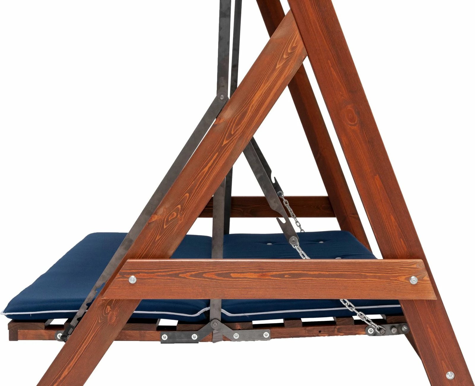 Karrige lëkundëse treshe për kopsht, ngjyrë navy blue, Skye Decor Roma 2002