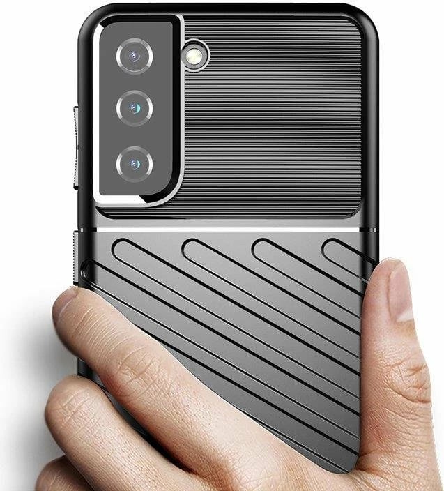 Mbështjellës Hurtel Thunder Case për Samsung Galaxy S23, silikon, i blinduar, Blu
