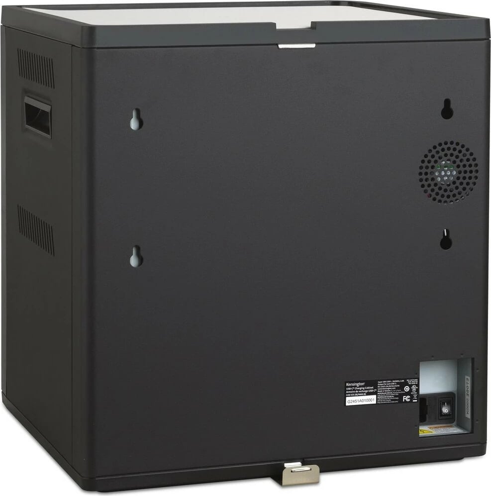 Kabinet karikues Kensington Charging Cabinet USB-C, i zi