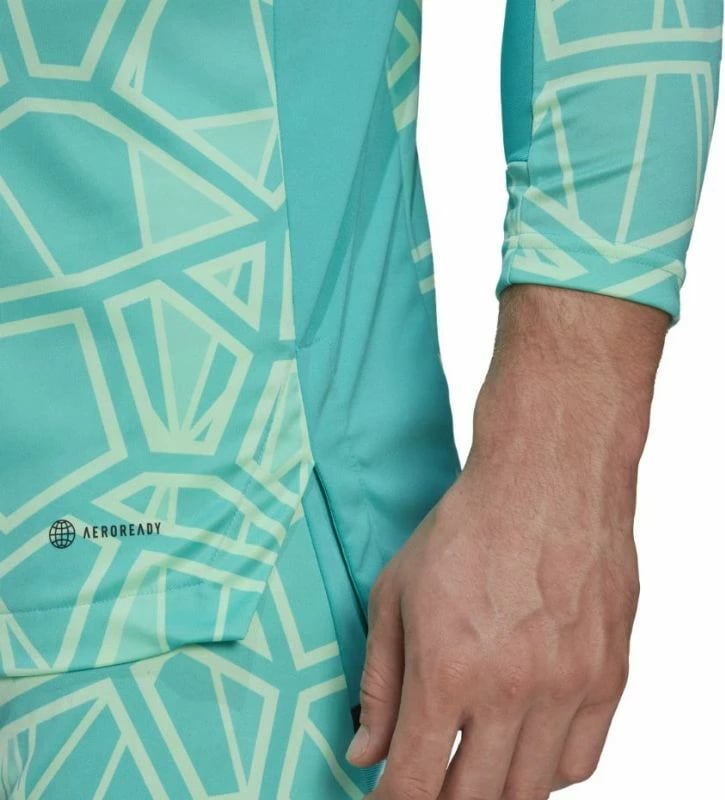 Fanellë për portierë meshkuj adidas Condivo 22, me mëngë të gjata, e gjelbër