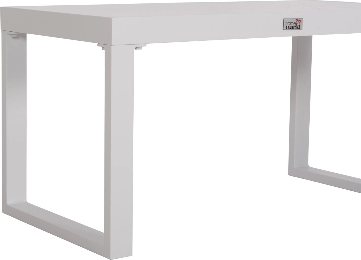 Tavolinë anësore për shezlong, alumini i bardhë, SENTRY FH6275.01, 87x43.5x45cm