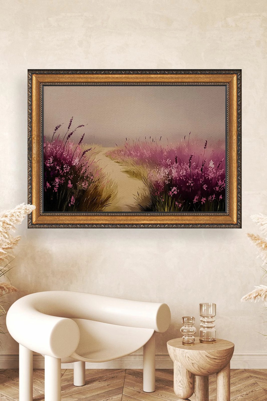 Pikturë dekorative në kanavacë me kornizë, shumëngjyrëshe, Wallity, ATCRCVCNVSMDL64 - 50x70cm