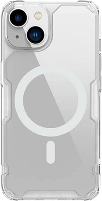 Mbështjellës Nillkin Nature TPU Pro për iPhone 14 Plus, magnetik, i bardhë