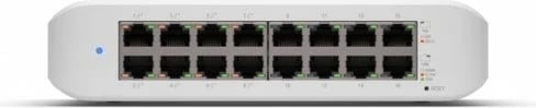 Switch Ubiquiti USW-Lite-16-POE, 16x GbE, 8x PoE, i bardhë