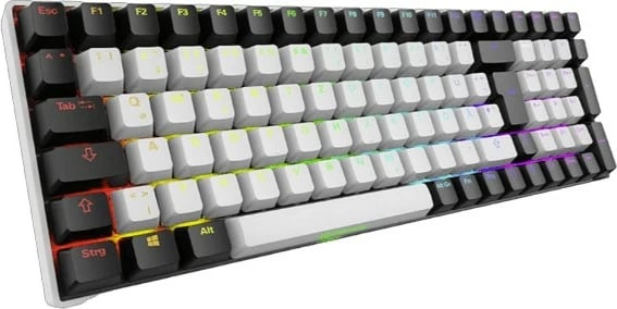 Tastierë mekanike Sharkoon SGK50 S2, Tenkeyless, Wired & Wireless, LED, Gateron Brown
