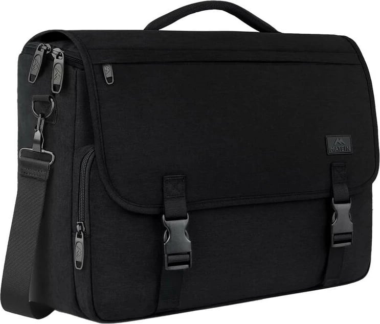 Çantë biznesi Matein 1194 për laptop 15.6 inç, e zezë