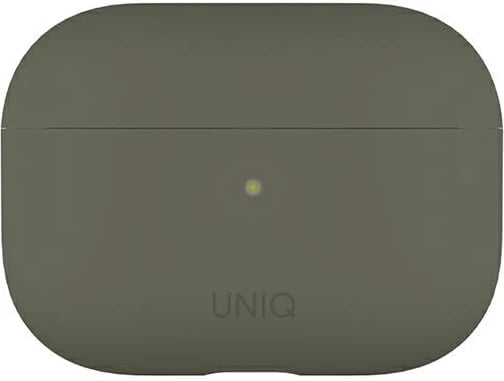 Mbështjellës UNIQ Lino për AirPods Pro, silikon, gri