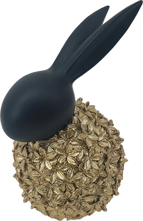 Dekor lepur BLOOM, polirezine, ari e zi, 12x9x18cm