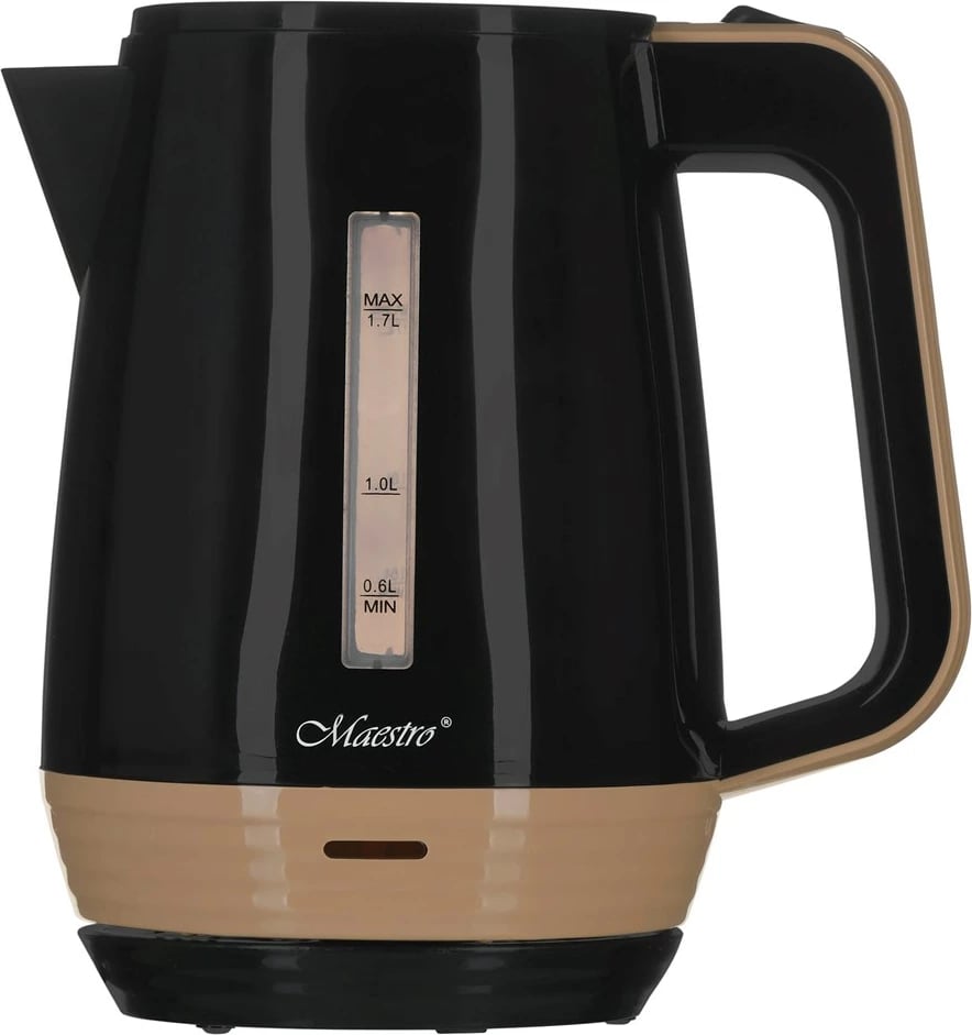 Ibrik elektrik Maestro MR-033, 1.7L, Plastikë, i zi