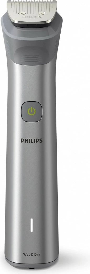 Trymer Philips MG5940/15 All-in-one Series 5000, për trup dhe fytyrë, Gri