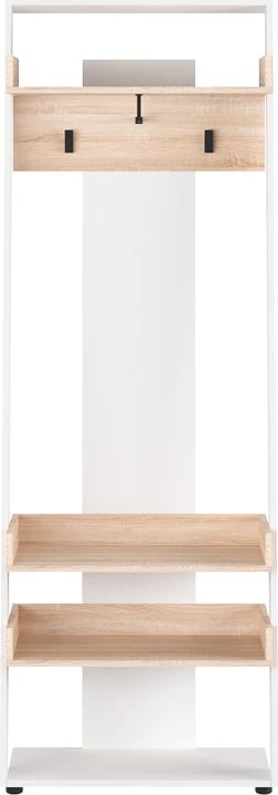 Mobilje hyrëse Sciove, ngjyrë e bardhë-natyrale, 70x40x200cm