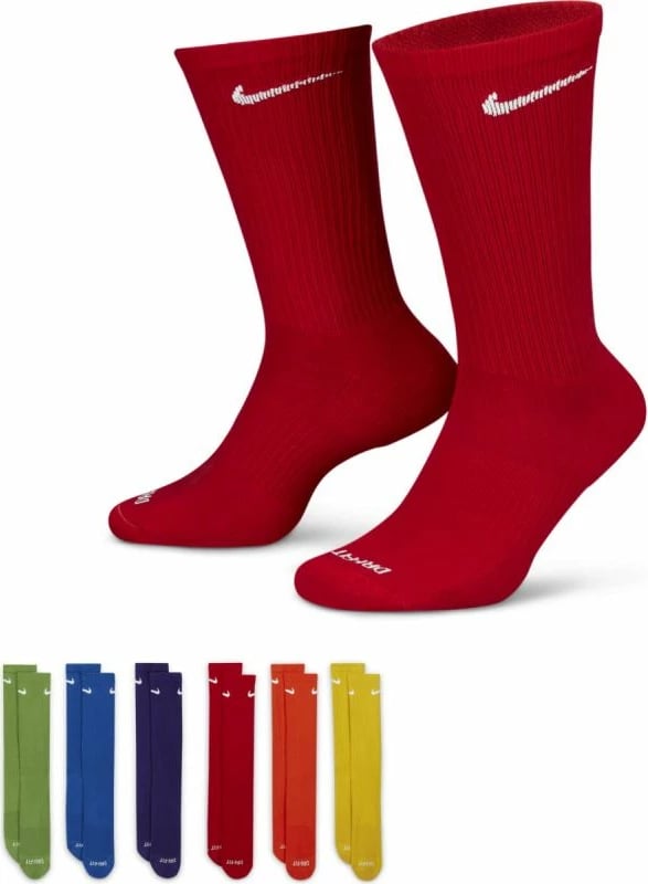 Çorape Nike unisex, shumëngjyrëshe