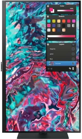 Monitor Samsung ViewFinity S27B800TGU (LS27B800TGUXEN) 27 inç UHD IPS, 2x Thunderbolt 4 90W, HDR10, i zi