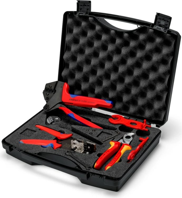 Set veglash Knipex 97 91 04 V01, 5 copë, me kuti bartëse