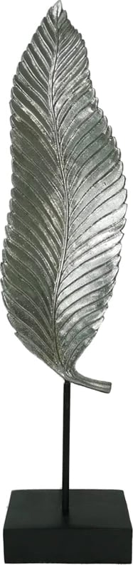 Dekor Totem UMI, polirezine, metal, argjend e zi, 13x9x57cm Dekor Totem UMI, polirezine, metal, argjend e zi, 13x9x57cm