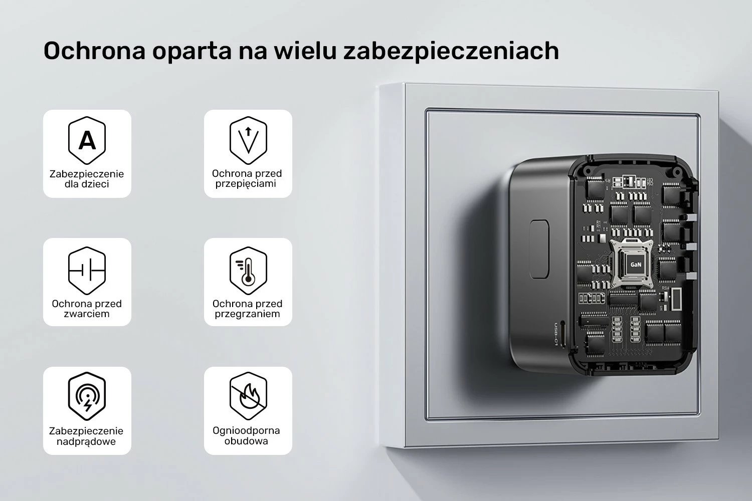 Karikues udhëtimi Unitek PD 65 W Karikues udhëtimi Unitek PD 65 W