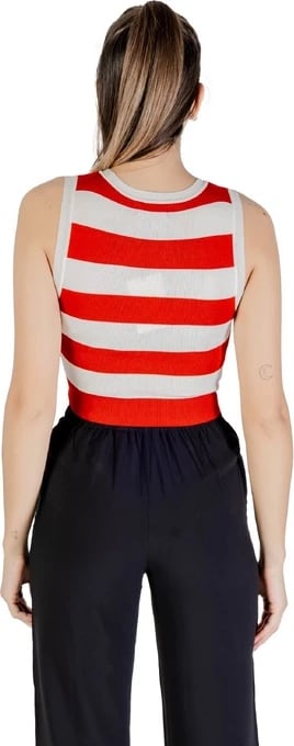 Top Jacqueline De Yong femra, beige