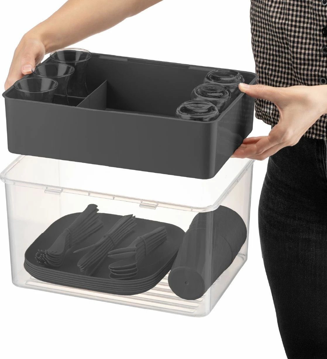 Set pikniku Hermia Concept, Dp-71, anthracite, 6 pjesë